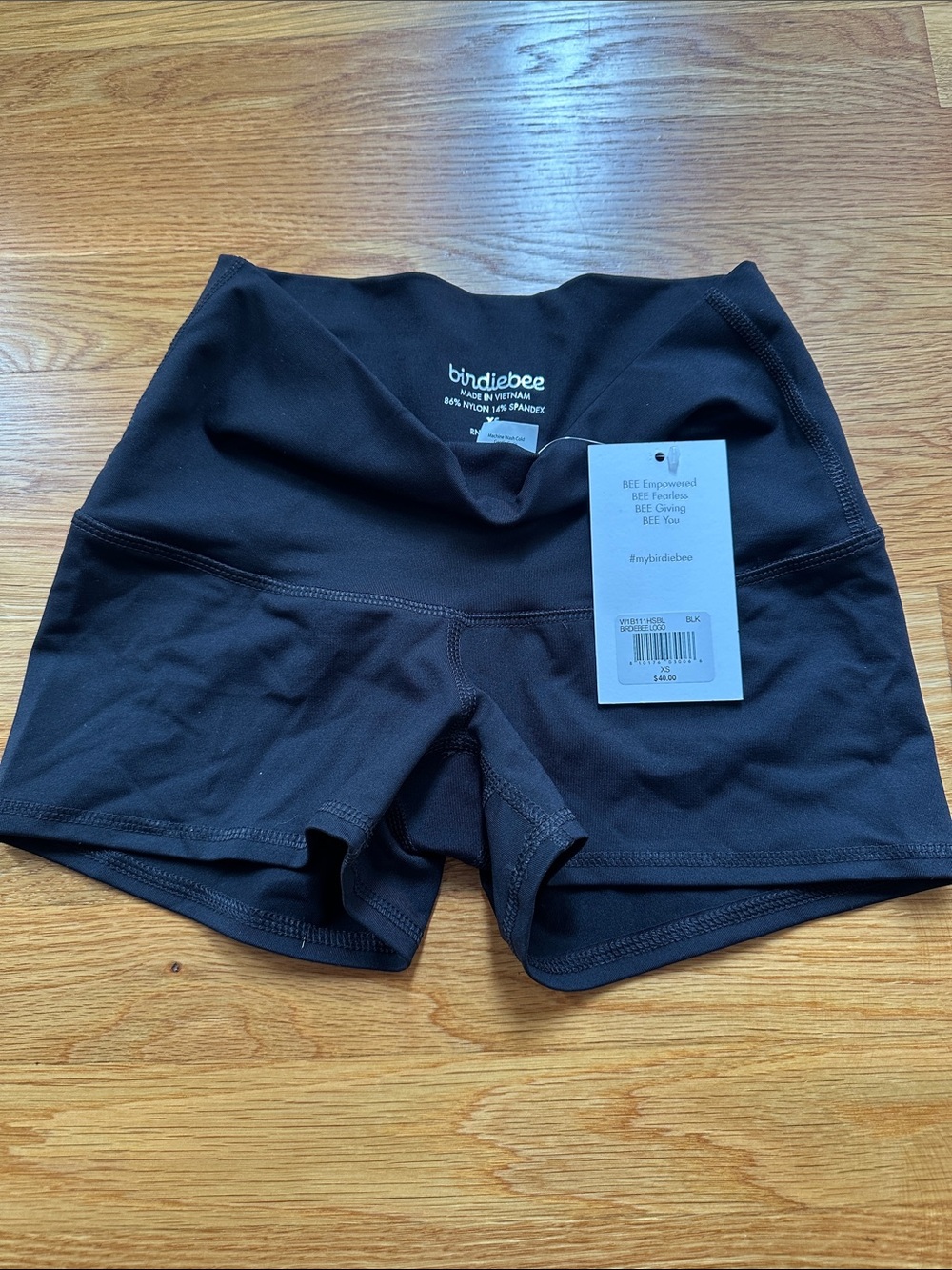 Birdies Black Athletic Boyshorts Shorts NWT size XS